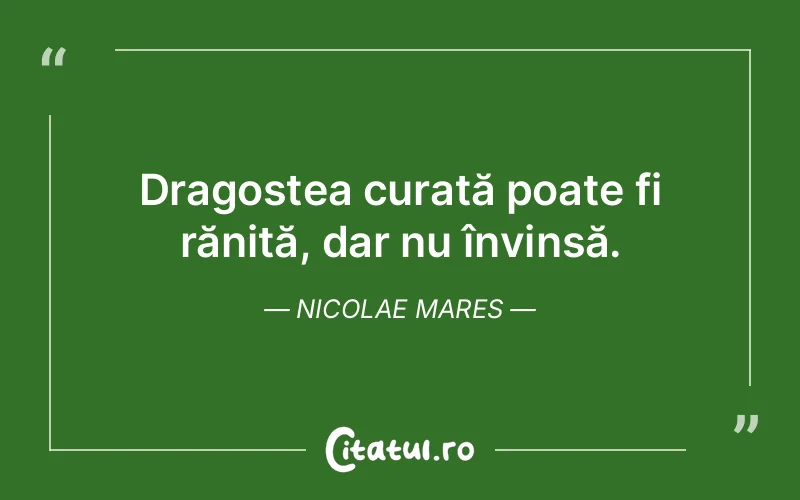 Citat Nicolae Mares - citate dragoste
