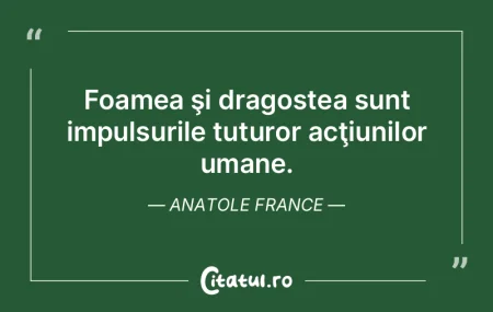 Foamea şi dragostea sunt impulsurile tu...