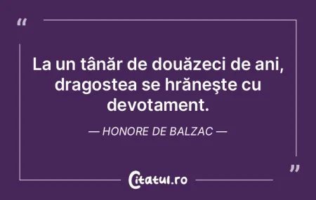 La un tânăr de douăzeci de ani, drago...