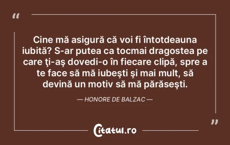 Cine mă asigură că voi fi întotdeaun...