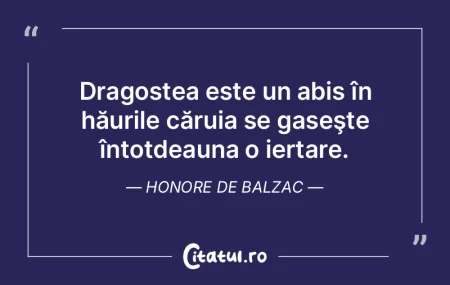 Dragostea este un abis în hăurile căr...