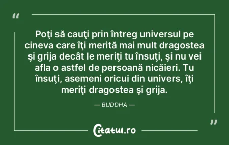 Poţi să cauţi prin întreg universul ...