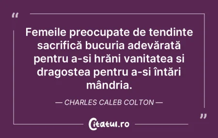 Femeile preocupate de tendințe sacrific...