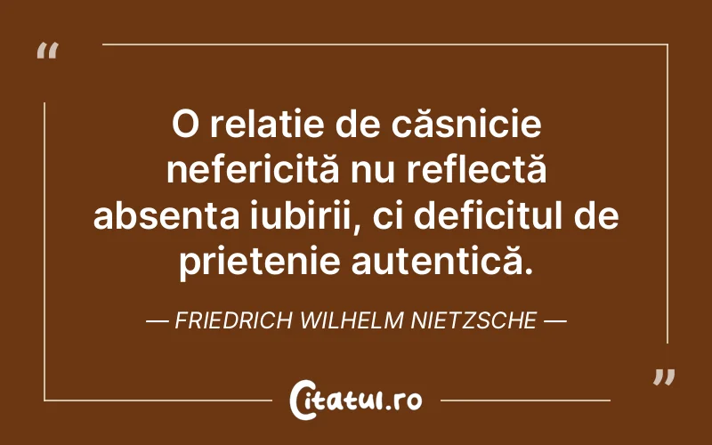 Citat Friedrich Wilhelm Nietzsche - citate dragoste