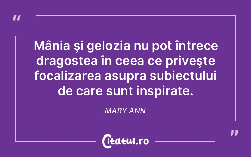 Citat Mary Ann - citate dragoste