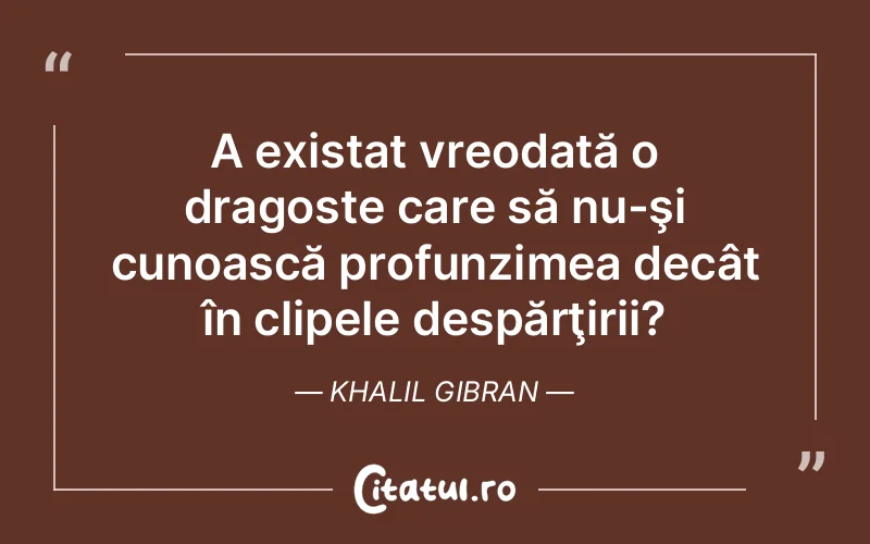 Citat Khalil Gibran - citate dragoste