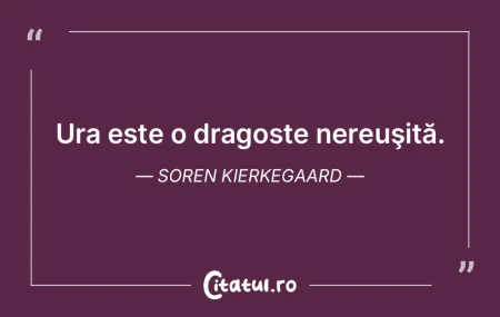Ura este o dragoste nereuşită. Soren K...