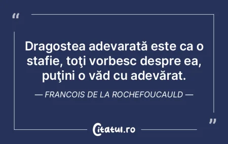 Dragostea adevarată este ca o stafie, t...
