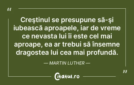 Creştinul se presupune să-şi iubeasc�...