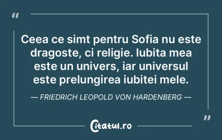 Ceea ce simt pentru Sofia nu este dragos...