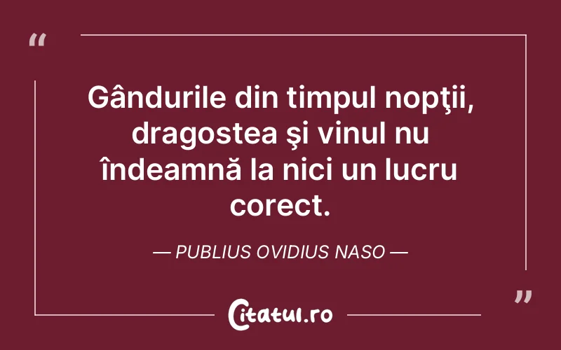 Citat Publius Ovidius Naso - citate dragoste