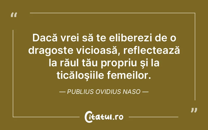 Citat Publius Ovidius Naso - citate dragoste