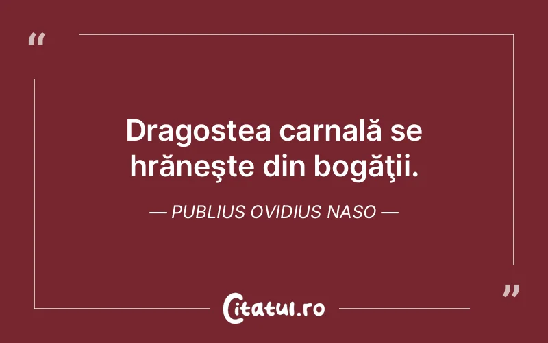 Citat Publius Ovidius Naso - citate dragoste