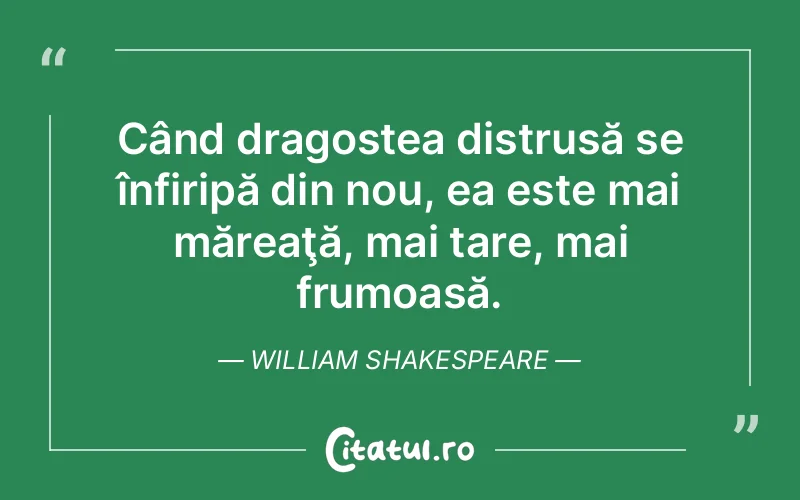 Citat William Shakespeare - citate dragoste