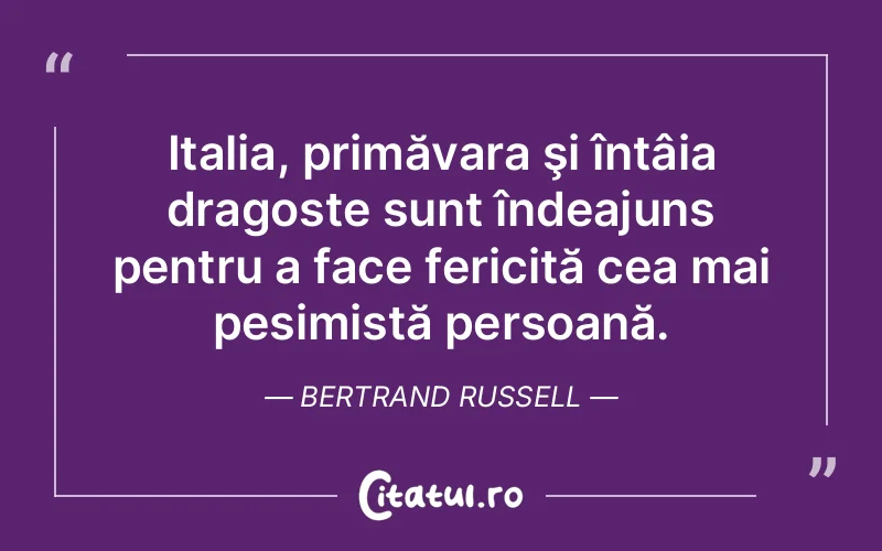 Citat Bertrand Russell - citate dragoste
