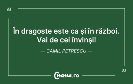 În dragoste este ca şi în război. Va...