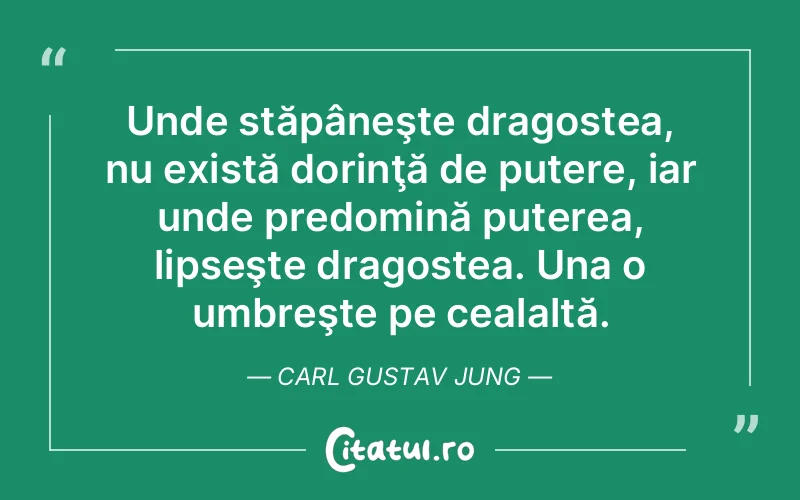 Citat Carl Gustav Jung - citate dragoste