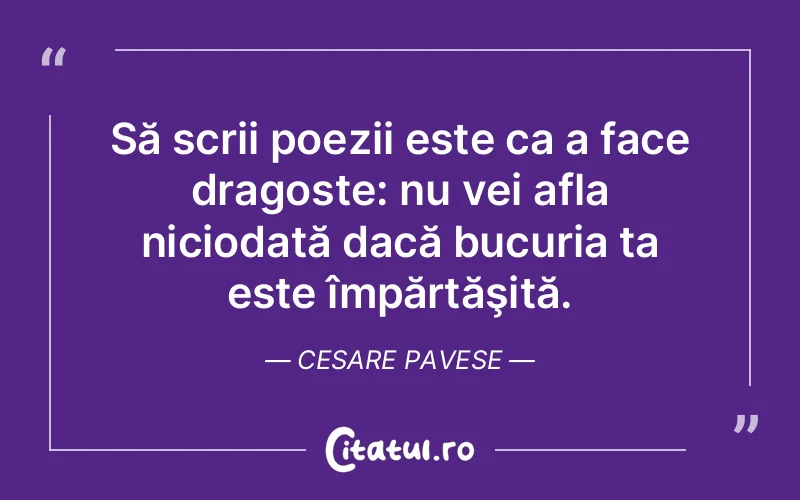 Citat Cesare Pavese - citate dragoste