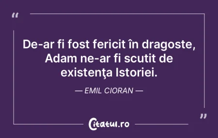 De-ar fi fost fericit în dragoste, Adam...