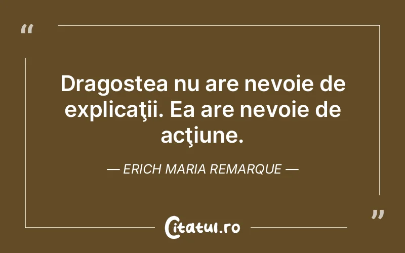 Citat Erich Maria Remarque - citate dragoste