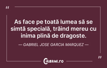 Aș face pe toată lumea să se simtă s...