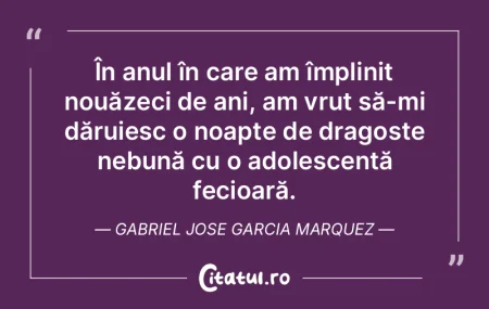 În anul în care am împlinit nouăzeci...