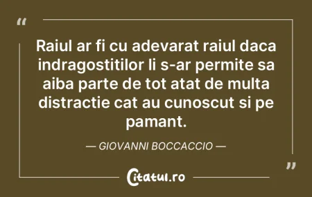 Raiul ar fi cu adevarat raiul daca indra...