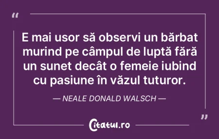 E mai ușor să observi un bărbat murin...