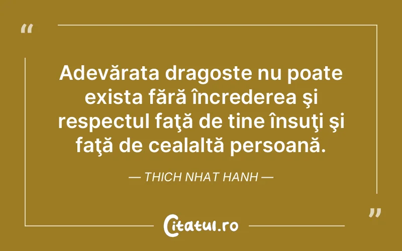 Citat Thich Nhat Hanh - citate dragoste