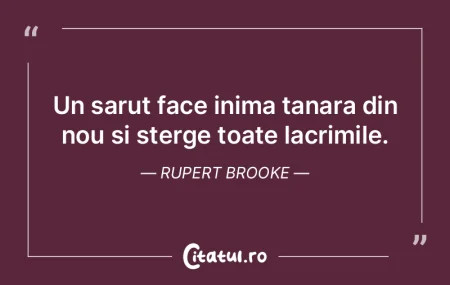 Un sarut face inima tanara din nou si st...