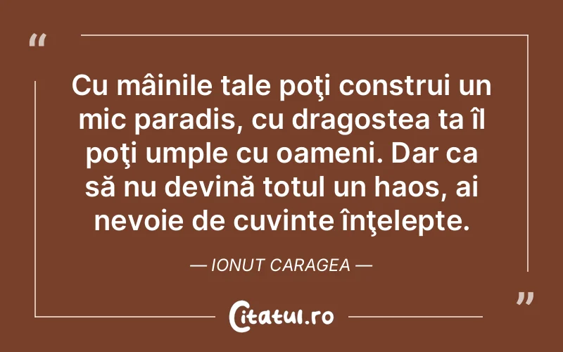 Citat Ionut Caragea - citate dragoste