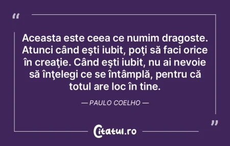 Aceasta este ceea ce numim dragoste. Atu...