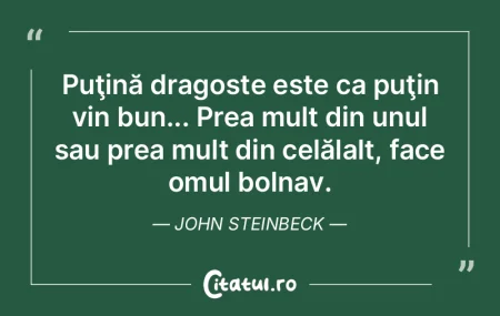 Puţină dragoste este ca puţin vin bun... Puţină dragoste este ca puţin vin bun...