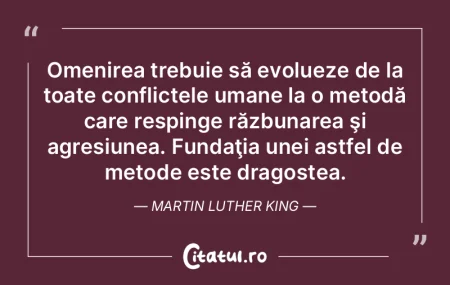 Omenirea trebuie să evolueze de la toat... Omenirea trebuie să evolueze de la toat...
