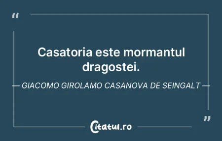 Casatoria este mormantul dragostei. Giac... Casatoria este mormantul dragostei. Giac...