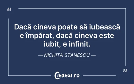 Dacă cineva poate să iubească e împ�...