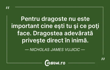 Pentru dragoste nu este important cine e...