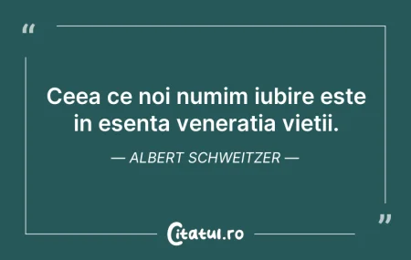 Ceea ce noi numim iubire este in esenta ...