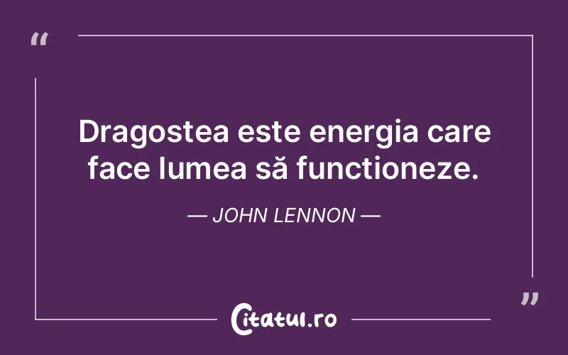 Citat John Lennon - citate dragoste