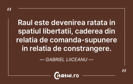 Raul este devenirea ratata in spatiul li...