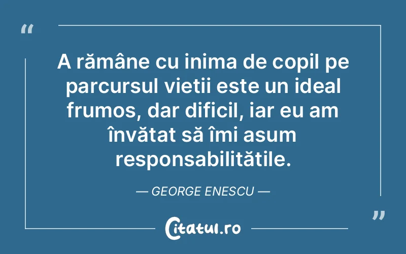 Citat George Enescu - citate familie