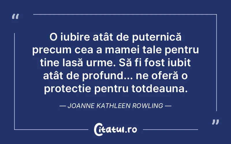 Citat Joanne Kathleen Rowling - citate familie