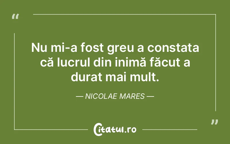 Citat Nicolae Mares - citate familie