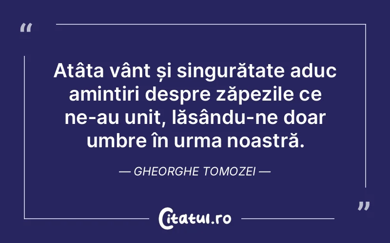 Citat Gheorghe Tomozei - citate familie