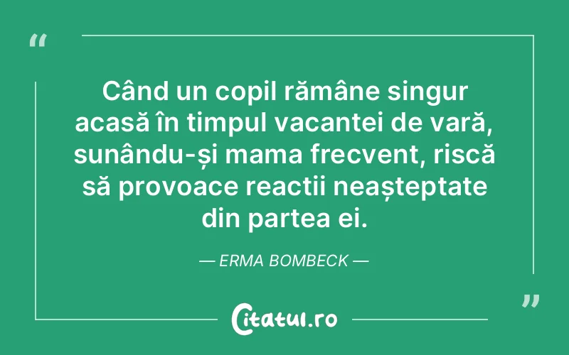 Citat Erma Bombeck - citate familie
