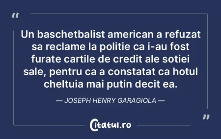 Un baschetbalist american a refuzat sa r...