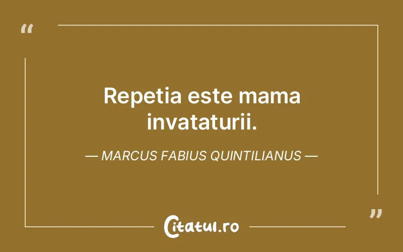 Citat Marcus Fabius Quintilianus - citate familie