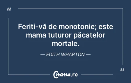 Feriți-vă de monotonie; este mama tutu...