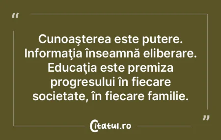  Cunoaşterea este putere. Informaţia �...