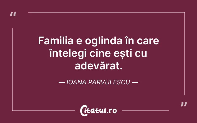 Citat Ioana Parvulescu - citate familie